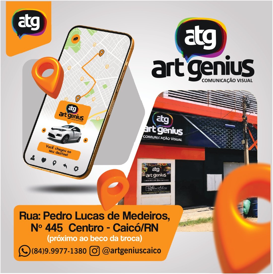 Localização Art Genius Caicó